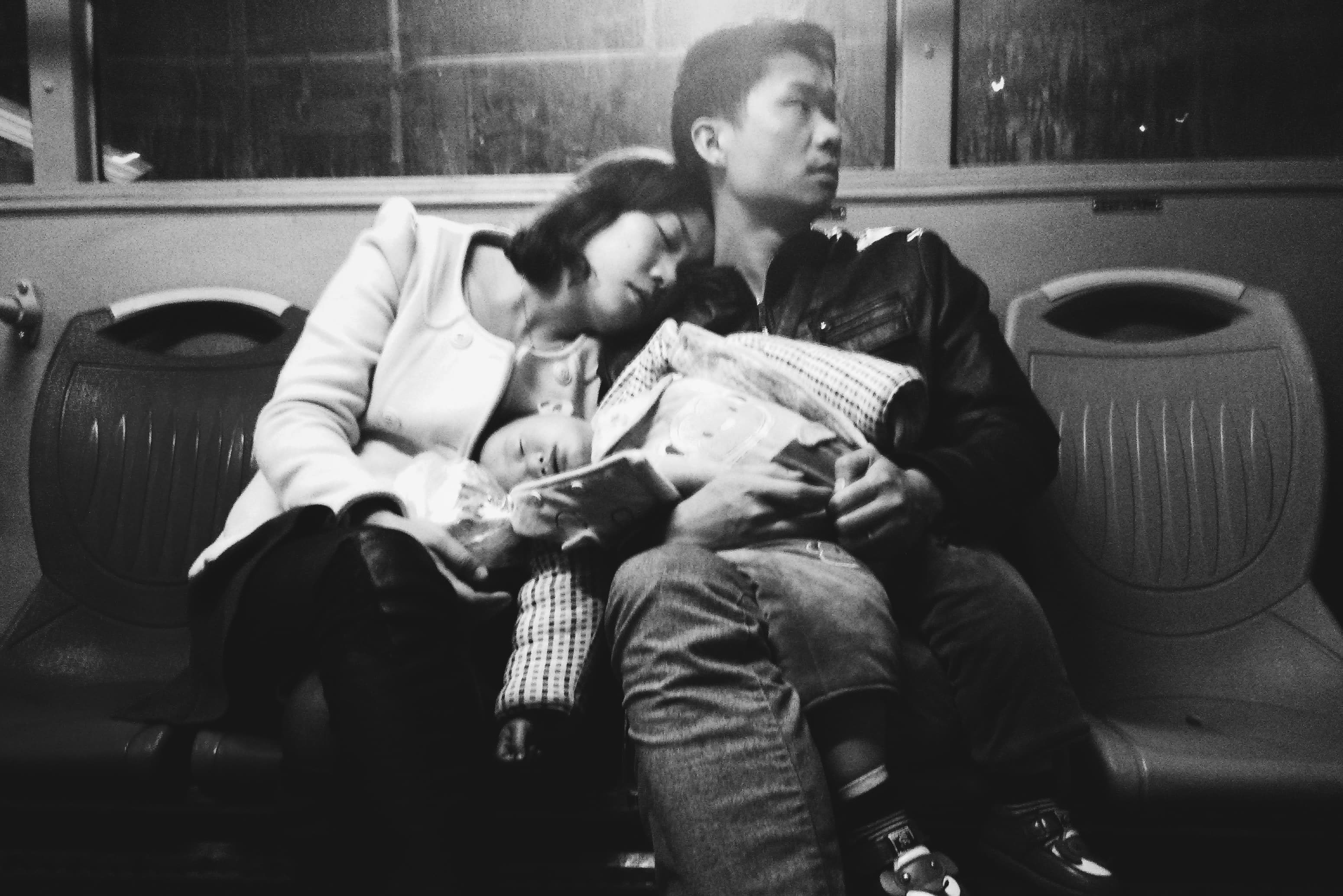 Napping Family