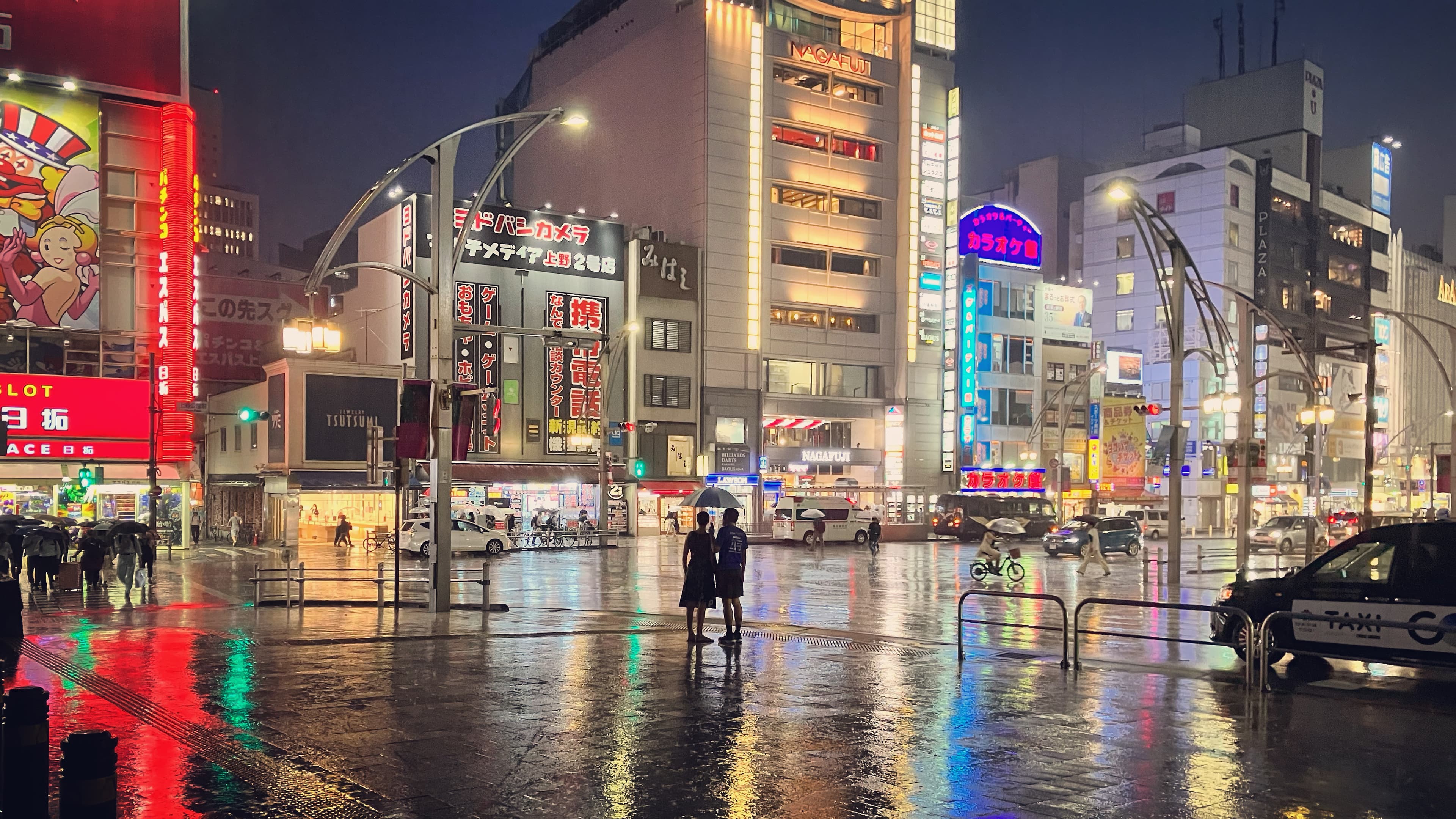 Ueno in a Rainy Night